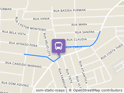 Mapa da parada