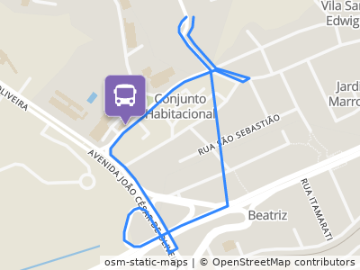 Mapa da parada