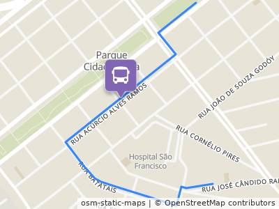 Mapa da parada