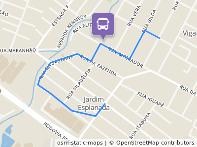 Mapa da parada