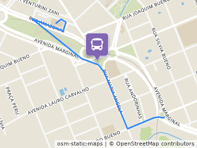 Mapa da parada