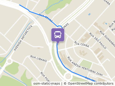 Mapa da parada
