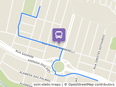 Mapa da parada