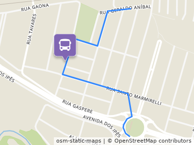 Mapa da parada