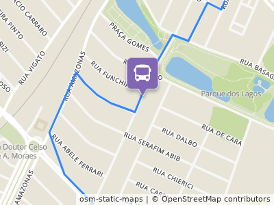 Mapa da parada