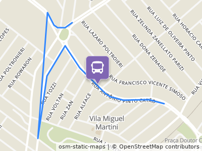 Mapa da parada