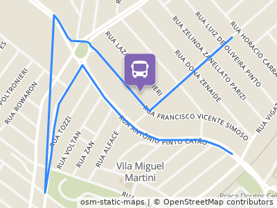 Mapa da parada