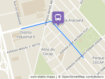 Mapa da parada