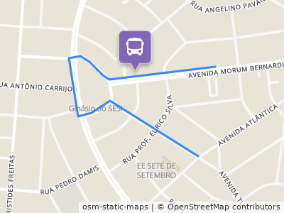 Mapa da parada