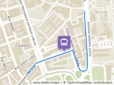 Mapa da parada