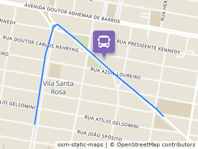 Mapa da parada