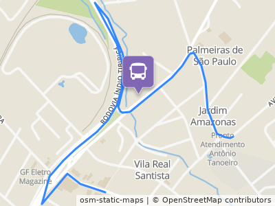 Mapa da parada
