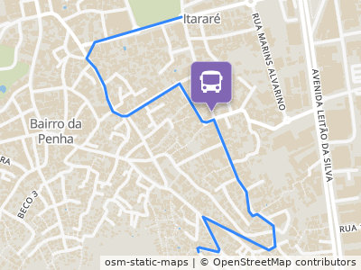Mapa da parada