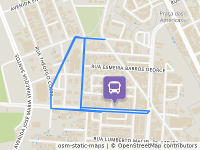 Mapa da parada