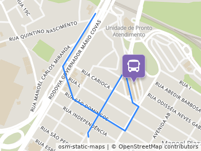 Mapa da parada