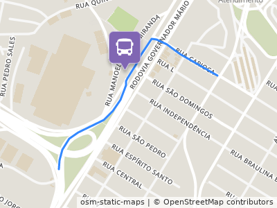 Mapa da parada