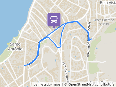 Mapa da parada