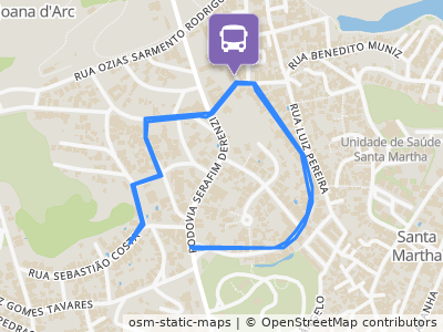 Mapa da parada