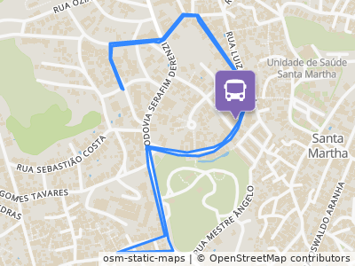 Mapa da parada