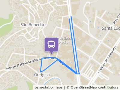 Mapa da parada