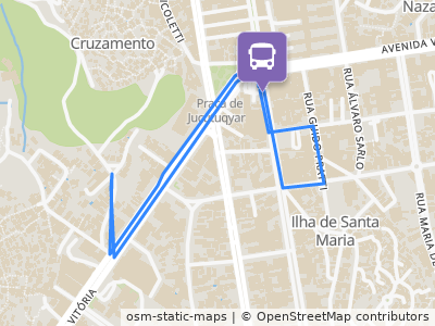 Mapa da parada