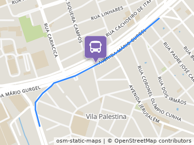 Mapa da parada
