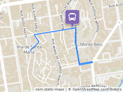 Mapa da parada