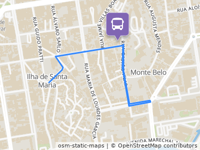 Mapa da parada