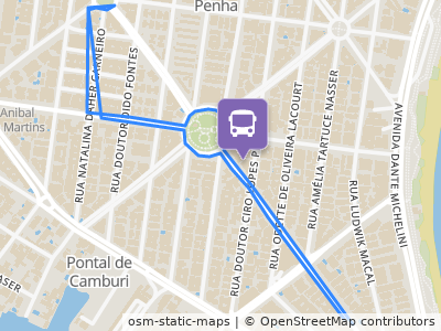Mapa da parada