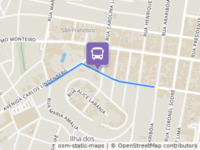 Mapa da parada