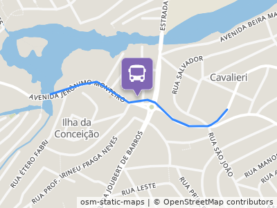 Mapa da parada