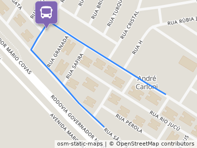 Mapa da parada
