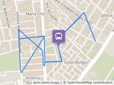 Mapa da parada