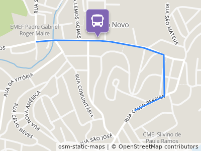 Mapa da parada