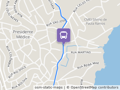 Mapa da parada