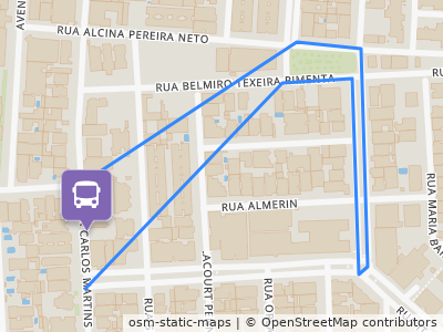 Mapa da parada