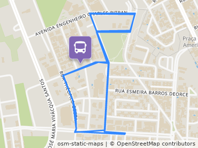 Mapa da parada