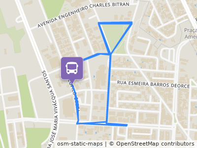 Mapa da parada