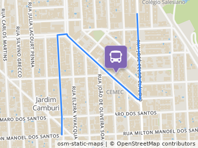 Mapa da parada