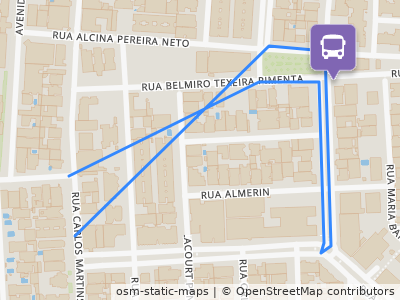 Mapa da parada