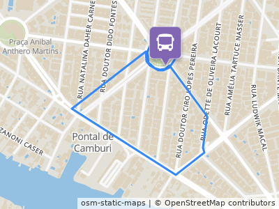 Mapa da parada