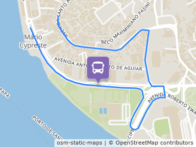 Mapa da parada