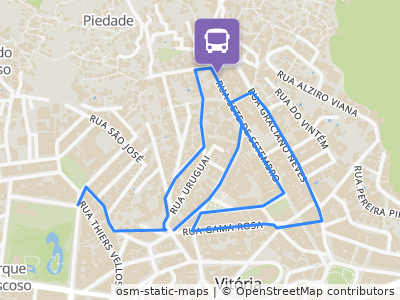 Mapa da parada