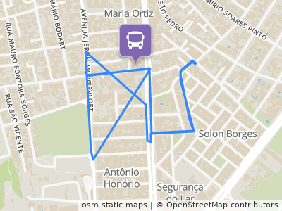 Mapa da parada