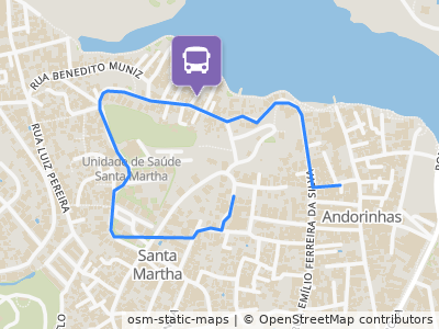 Mapa da parada