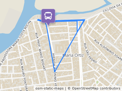 Mapa da parada