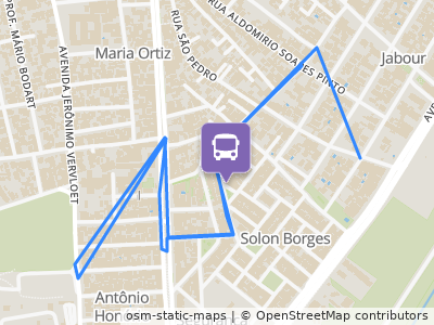 Mapa da parada