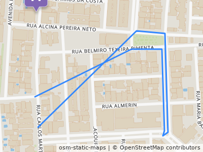 Mapa da parada