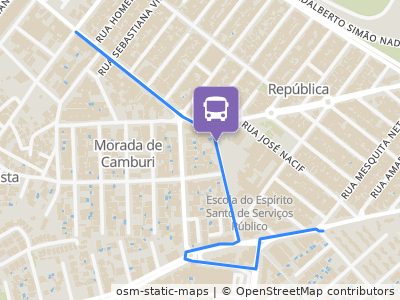 Mapa da parada