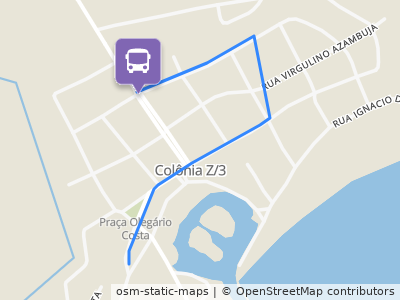 Mapa da parada